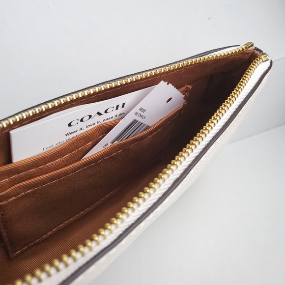 Coach Corner Zip Wristlet - Picture 3 of 4